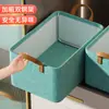 Caixa de Armazenamento de Roupas Casa Dormitório Guarda-roupa Meias Quarto Cesto de Armazenamento Organizador de Bagunça Cesta de Armazenamento de Tecido para Mesa