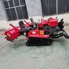 Motocultor de orugas de 35 caballos de fuerza para invernadero y huerto, vehículo motocultor diésel multifuncional