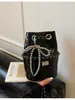 Bolsa de Teléfono Móvil Ligera Nueva Primavera 2025 Estilo Pequeño Fragante Cadena de Rombo Bolso de Hombro Axila Bolso Cruzado