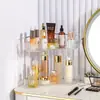 Caja de Almacenamiento de Cosméticos de Esquina, Tocador de Lujo Ligero, Labiales y Productos para el Cuidado de la Piel, Estante de Almacenamiento Triangular para Baño y Tocador