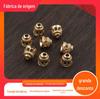 Suporte de Flor de Contas em Forma de Torre de Cobre Fundido, Espaçador de Contas, Pingente de Flor com Tampa de Franja, Acessório de Cabelo, Acessórios DIY, Novo Estilo Chinês, Estilo Chinês Tradicional