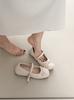 Hermosos y Elegantes Zapatos Mary Jane para Mujer, Nuevos Zapatos Planos de Verano 2025 para Combinar con Faldas, Zapatos de Trabajo Estilo Francés