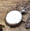 Colgante de Plata de Ley 925 al por Mayor, Estilo Chino Personalizado de Nácar, Colgante de Tara Verde, Joyería Retro Antigua de Plata Tailandesa