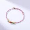Pulseras de Cuerda Coloridas del Festival del Bote del Dragón, Colgantes Iridiscentes de Dibujos Animados de Tamales de Arroz, Pulseras Ajustables Trenzadas Brillantes y Joyería