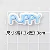 Pequeña Kuromi, Conejita de la Belleza, Perro Pacha Pegatinas DIY para Carcasa de Teléfono, Pinzas para el Cabello, Pegatinas para Refrigerador, Accesorios de Decoración para Zapatos