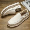 Zapatos de Hombre 2025 Primavera Nuevo Estilo Perezosos y Convenientes de una Pierna Juventud Cómodos Deportivos Salida Diaria Zapatos Casuales