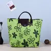 Bolsa de Compras Plegable de Tela Oxford con Logo Personalizado para Publicidad, Bolsa con Cremallera de Cinco Compartimentos, Conveniente Bolsa de Almacenamiento Portátil