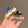 Grampo de Garra Elegante Estilo Coreano em Acetato Presilha para Meio Preso Flor 2026 Nova Qualidade Pequeno Grampo Tubarão Presilha para Coque Grampo de Cabelo