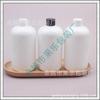Frasco de Isca 500ML Branco Tampa de Rosca Frasco de Plástico PET Shampoo Loção Sub-frasco 500ML Frasco de Sabonete Facial