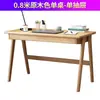 Escritorio de Madera Maciza, Escritorio Sencillo para Uso Doméstico para Estudiantes de Secundaria, Escritorio de Estudio y Escritura Nórdico, Escritorio de Oficina de Madera Natural, Escritorio para Computadora de Escritorio en Dormitorio