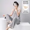 Camisón de encaje para mujer 2026 Nuevo estilo de verano con copas en el pecho, Modal, Sexy, de alta gama, Ropa de dormir fina, Ropa de estar