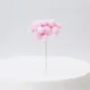 Pastel de Cumpleaños de Globo Aerostático Estéreo Adornos Decorativos Nubes de Malvavisco de Felpa Bandera para Pastel de Mesa de Postres