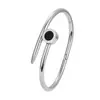 Venta Directa de Fabricante de Acero Inoxidable Pulsera de Uña de Tarjeta de Acero de Titanio Venta al por Mayor y al por Menor Nueva Pulsera Pulsera de Acero de Titanio de Moda