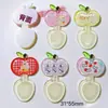 Accesorios de Plástico al por Mayor Materiales Manualidades DIY Hebillas para Zapatos Accesorios para la Cabeza de Niños Accesorios de Pegamento en Crema Cuchara de Manzana
