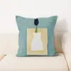 Vaso de Girassol Pintado à Mão Estilo Ins Pintura a Óleo Almofada Decorativa Estilo Nórdico Almofada Refrescante para Encosto de Sofá-Cama