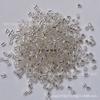 Serie de cuentas de arroz rellenas de plata, conjunto completo de cuentas de tubo, cuentas angulares, cuentas sueltas, joyería DIY hecha a mano, materiales para accesorios de ropa cosidos a mano