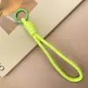 Cordão Colorido Novo para Celular Transfronteiriço, Corda Trançada Feita à Mão, Chaveiro para Capa de Celular DIY, Alça Destacável Anti-Perda para Garrafa de Água
