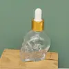 Botellas de Perfume de Calavera al por Mayor, Botellas Gotero para Aceites Esenciales, Botellas para Loción, Botellas de Agua de Tocador, Varias Botellas de Muestra para Líquidos Medicinales