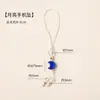 Chaveiro de Pedra de Cristal Natural Runya, Pingente de Celular Anti-Perda, Cordão Chaveiro Desmagnetizador de Cascalho Atacado