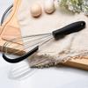 Acero Inoxidable 304 Batidor de Huevos Nuevo Rascador de Crema para el Hogar Batidora con Mango de Silicona Herramienta para Hornear