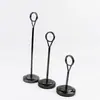 Suporte de Mesa para Cartão de Hotel em Aço Inoxidável, Placa de Mesa para Casamento, Suporte de Cardápio, Suporte para Número de Mesa, Suporte para Pratos, Clipe para Número de Mesa, Suporte para Cartão de Lugar