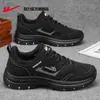 Sapatos Masculinos HuiLi Sapatos de Caminhada Masculinos 2026 Novo Outono Resistentes ao Desgaste Antiderrapantes Impermeáveis para Exterior Sapatos Casuais Sapatos Esportivos Masculinos