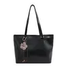 Bolsa Tote Grande Capacidade para Mulheres 2026 Outono/Inverno Novo Estilo Tendência Casual Bolsa de Ombro Bolsa de Braço Feminina Tendência de Rua