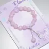 Explosões Super Fada Mori Cristal Lua Pulseira Feminina Design de Nicho Estudante Joker Cor Doce Pulseira de Namorada