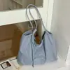Bolso de mujer grande, simple y casual, nuevo bolso tote de moda de nicho estilo coreano transfronterizo, bolso de hombro y axila de lona