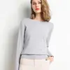 Gran cantidad de suéteres asequibles preferenciales para otoño e invierno con cuello alto para mujer, cuello de pelo, suéter pullover versátil, suéter base ajustado