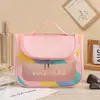 Bolsa de Maquiagem Transparente de Grande Capacidade Portátil Bolsa de Armazenamento para Suprimentos de Vida Portátil Bolsa de Higiene Pessoal em PVC para Viagem e Lazer em estoque