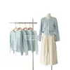 Suéter Cardigan de Cor Sólida Artístico e Suave para Outono e Inverno 2025 para Mulheres, Cardigan de Tricô Casual Versátil Elegante