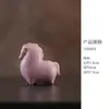 Adorno de Caballo del Zodiaco de Cerámica Fuma para Sala de Estar, Estudio, Escritorio de Oficina, Decoración de Año de Nacimiento, Caballo de Cerámica de Año Nuevo Chino