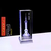 Shanghái Conmemora el Edificio Emblemático Tallado en Cristal Perla Oriental Modelos de Adorno para Turismo y Regalos de Negocios para Líderes