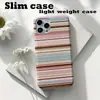 Comercio Exterior Funda para Teléfono Móvil Iphone18Promax Rayas de Colores Manzana 17 Película Protectora Completa para Teléfono Funda al por Mayor