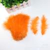 100 Piezas de Puntas de Pluma de Pavo de Colores de Xinjiang, Adecuadas para Manualidades DIY y Rellenar Bolas Bobo