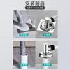 Conector Universal para Tubo de Desagüe de Lavadora, Anti-Olor y Anti-Rebosamiento Desagüe de Piso de Tres Vías para Baño, Desagüe de Piso Especial para Alcantarilla