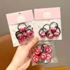 Nuevas Gomas para el Cabello Infantiles con Perlas Lindas para Niñas Pequeñas, Alta Elasticidad, Suaves con el Cabello, Pequeñas Gomas para Moños para Niñas