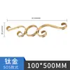 Adorno de Puerta Estilo Europeo de Acero Inoxidable, Ventana Antirrobo, Puerta de Patio, Accesorios para Barandilla de Escalera 304, Barandilla Protectora Decorativa de Valla de Flores, Flor C S