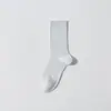 Calcetines Apilados Verano Hielo Calcetines de Hielo Delgados A prueba de Olores Absorbentes de Sudor Calcetines de Luna Malla Transpirable Sin Costuras Sueltos Algodón Puro Calcetines de Media Caña
