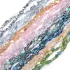 Cuentas de Vidrio para Pulseras y Collares Hechos a Mano, Forma Irregular, 7-12 mm, Bolsita para Joyería de Oreja DIY