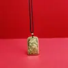 Colgante de Collar con Estilo Étnico Chino de Aleación Pixiu Bestia Auspiciosa para Hombres y Mujeres, Colgante Accesorio de Metal Decorativo