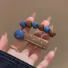 Presilha Pequena para Cabelo de Coração com Bolinhas Estilo Floresta para Mulheres, Presilha Lateral Elegante e de Alta Qualidade para Franja e Acessórios de Cabelo
