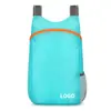 Bolsa de Almacenamiento Deportiva Personalizada Mochila Ligera y Moderna Repelente al Agua Bolso Sencillo para Ciclismo Bolsa Plegable para Actividades al Aire Libre