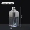 Botella de Jarabe de Fructosa Cuantitativa Tipo Prensa Manual Engrosada Resistente al Calor Botella de Prensa de Azúcar Tienda de Té con Leche Plástico 5\8\10\15\30cc