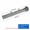 Colgador de Ropa Columna Aa Gancho Gancho Trompa de Elefante con Clavos, Accesorios de Barra Cruzada para Colgar Lateral, Gancho para Tubo Cuadrado de 1.5X3cm