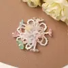 Atmósfera Original de Principios de Primavera Flor de Cuentas de Arroz Hada Racimo de Flores Accesorios de Clip Lateral Pin de Zapato Pendientes Estilo Fresco DIY