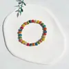 Pulsera de Cerámica Jingdezhen Nueva Pulsera de Cerámica Estilo Chino Joyería Hecha a Mano Cuerda Estilo Tíbet Puesto de Pulseras Jingdezhen