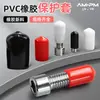 Funda Protectora de Goma PVC Rosca de Tornillo Tubo Redondo Cubierta Suave Tapa de Goma A prueba de Polvo Anticolisión Varilla de Tornillo Tubo de Aislamiento Funda