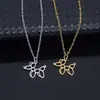 Moda Acero Inoxidable Dibujos Animados Animal Perro Colgante Collar Joyería para Mujer Venta Caliente Transfronteriza Colgante Animal Cadena Clavícula